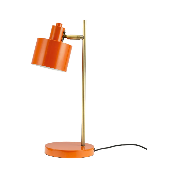 Tischlampe, Tischleuchte, Nachttischlampe, Schreibtischlampe, LED Leselampe, Ocean orange